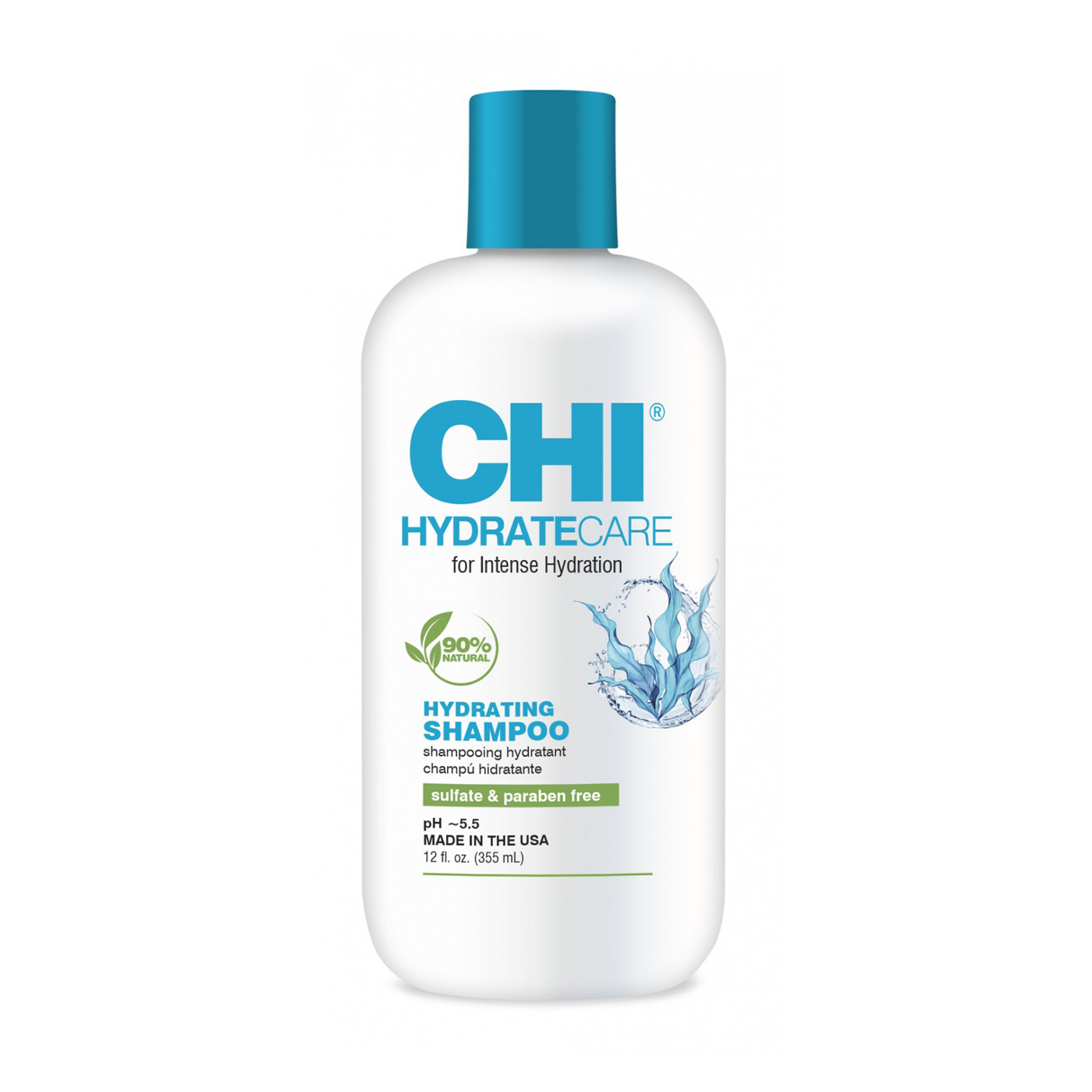 Безсульфатний зволожувальний шампунь для волосся CHI Hydratecare Hydrating Shampoo, 355 мл