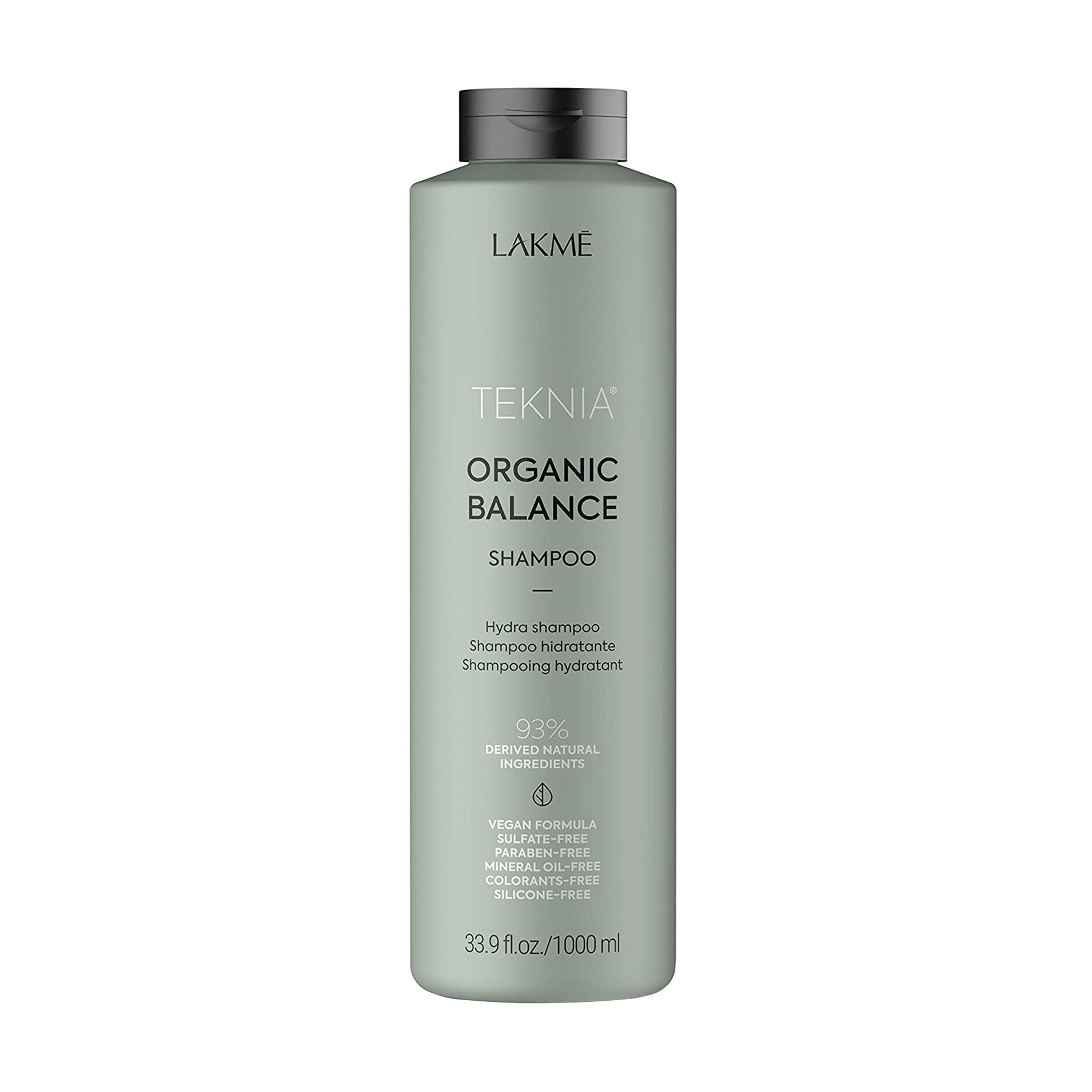 Безсульфатний зволожувальний шампунь для волосся Lakme Teknia Organic Balance Shampoo, 1 л