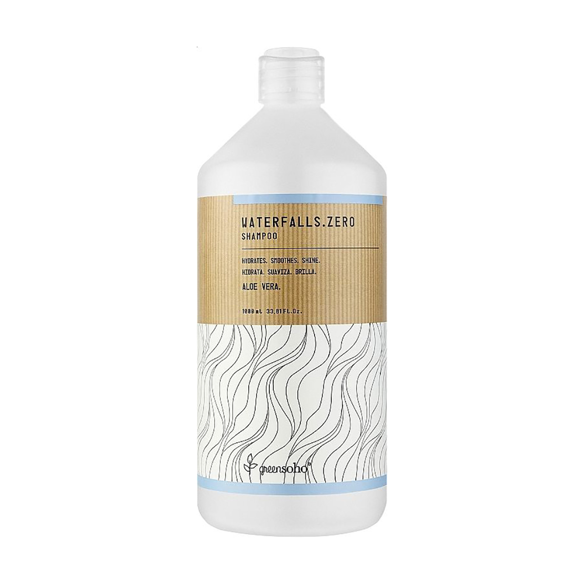 Зволожувальний шампунь для волосся GreenSoho Waterfalls.Zero Shampoo, 1 л