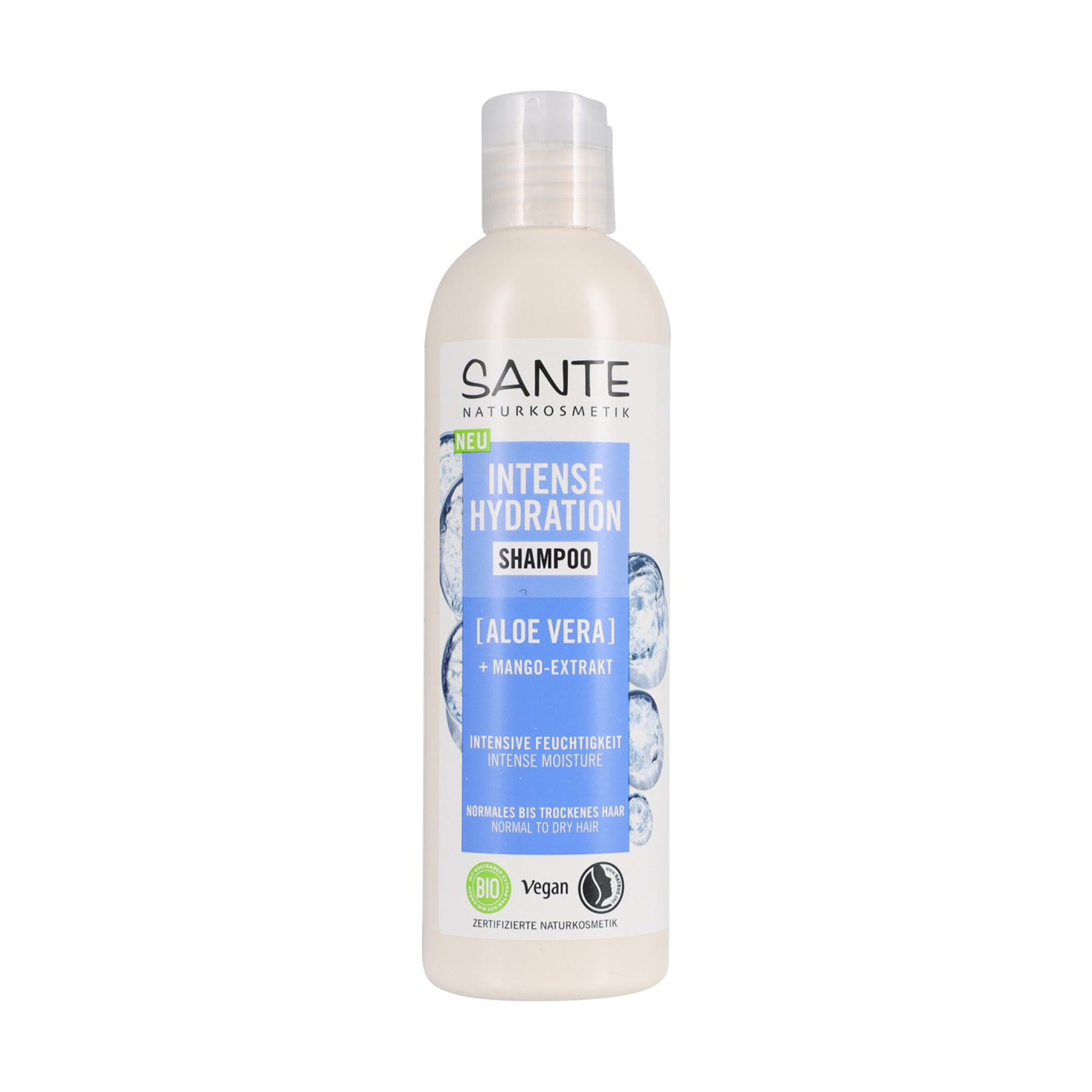Зволожувальний шампунь для волосся Sante Intense Hydration Shampoo з алое та екстрактом манго, 250 мл